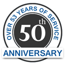 50 years of service